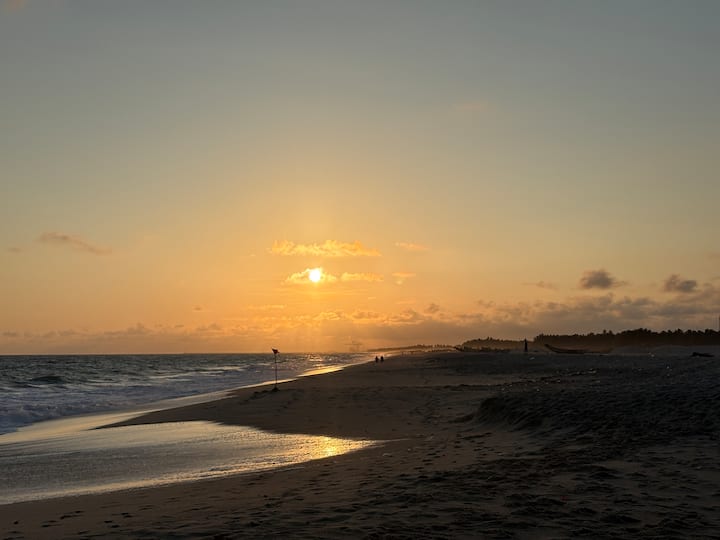 Sunset over the Atlantic
